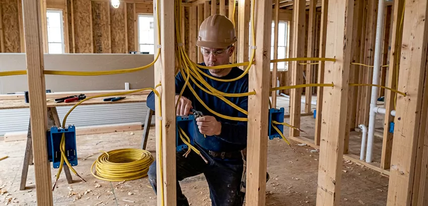 New Construction Wiring In Peachtree Corners