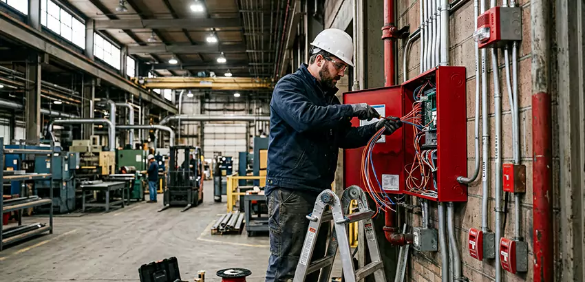 Industrial Fire Alarm Installation in Peachtree Corners