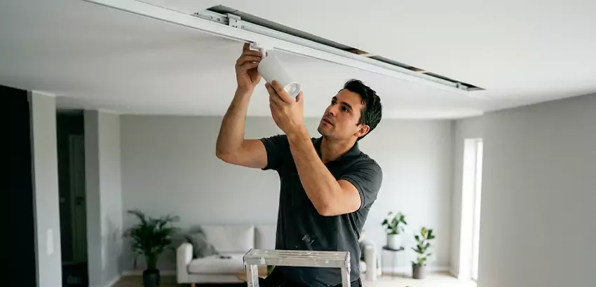 Recessed Track Lighting Installation in Peachtree Corners