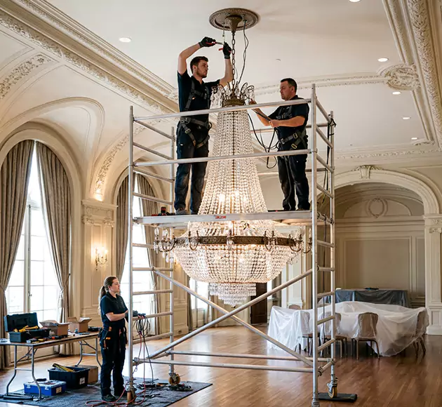 Professional Chandelier Installation: Your Local Fixture Team in Peachtree Corners, GA